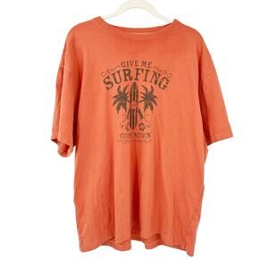 Life Is Good Mens Give Me Nuthin Surfing Crusher T Shirt Size XL Hawaiian Summer